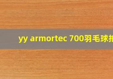 yy armortec 700羽毛球拍